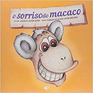 o sorriso do macaco capa laranja com a cara de um macaco desenhado